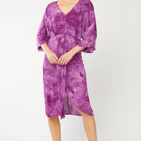 Tie-dye print dress - Picture 1 of 4